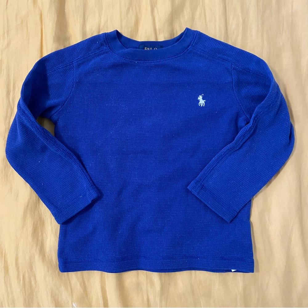 Polo by Ralph Lauren Waffle Knit Long Sleeve Shirt